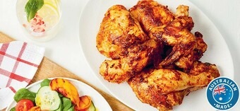 Coles Coles RSPCA Approved Chicken Portions with BBQ Rub offer