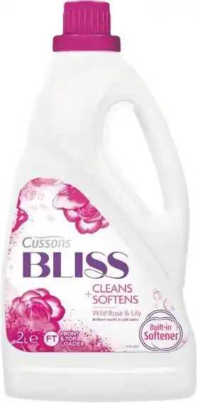 NEW Cussons Bliss Laundry Liquid 2 Litre