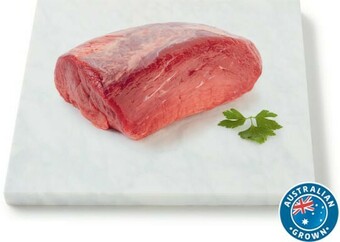 Coles Coles Australian No Added Hormones Beef Roast Topside offer
