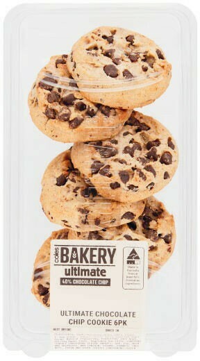 Coles Coles Bakery Cookies 6 Pack or 8 Pack offer
