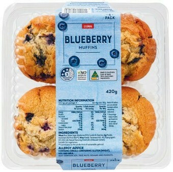 Coles Coles Muffins 4 Pack offer