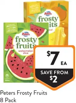 Foodworks Peters frosty fruits offer
