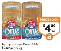 Foodworks Tip top the one bread offer