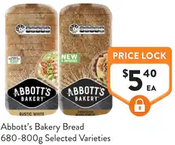 Foodworks Abbott's bakery bread offer