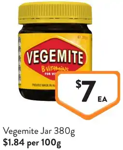 Foodworks Vegemite jar offer