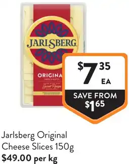 Foodworks Jarlsberg original cheese slices offer