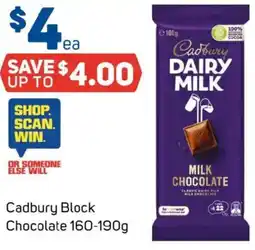 Foodland Cadbury block chocolate offer