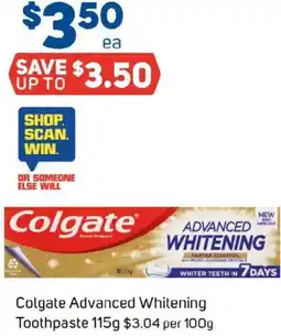 Foodland Colgate advanced whitening toothpaste offer