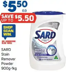 Foodland Sard stain remover powder offer