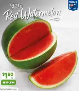 Foodland Seedless red watermelon offer