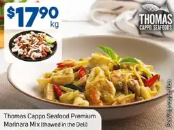 Foodland Thomas Cappo Seafood Premium Marinara Mix offer