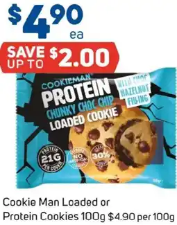 Foodland Cookie man loaded or protein cookies offer