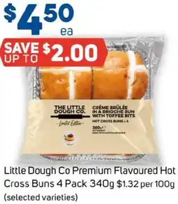 Foodland Little dough co premium flavoured hot cross buns offer