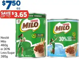 Foodland Nestlé milo or 30% less sugar offer