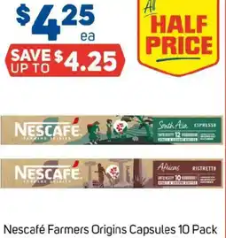 Foodland Nescafé farmers origins capsules offer