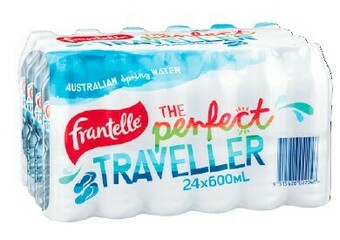 Coles Frantelle Spring Water 24x600mL offer