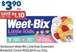Foodland Sanitarium weet-bix little kids essentials breakfast cereal offer