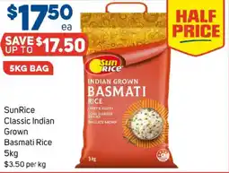 Foodland Sunrice classic indian grown basmati rice offer