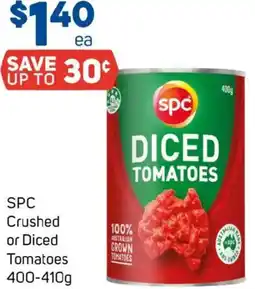Foodland Spc crushed or diced tomatoes offer