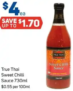 Foodland True thai sweet chilli sauce offer