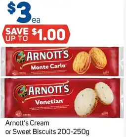 Foodland Arnott's cream or sweet biscuits offer