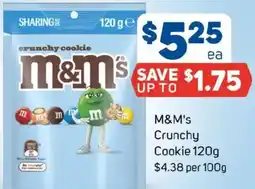 Foodland M&m's crunchy cookie offer