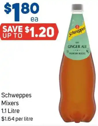 Foodland Schweppes mixers offer