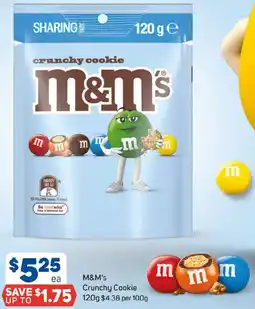 Foodland M&m's crunchy cookie offer