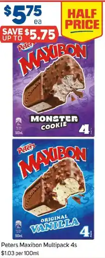 Foodland Peters maxibon offer
