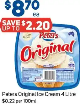 Foodland Peters original ice cream offer