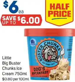 Foodland Little big buster chunks ice cream offer