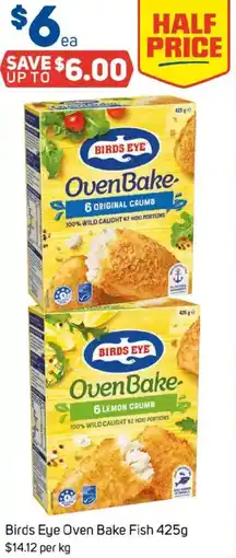 Foodland Birds eye oven bake fish offer