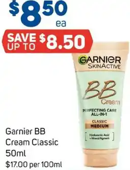 Foodland Garnier bb cream classic offer