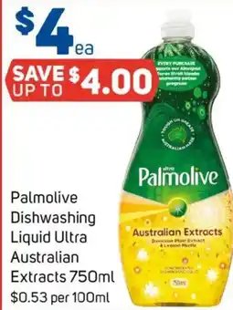 Foodland Palmolive dishwashing liquid ultra australian extracts offer