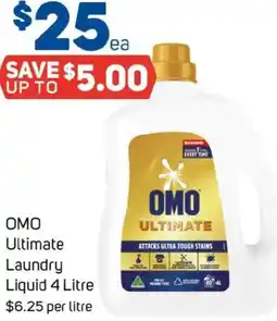 Foodland Omo ultimate laundry liquid offer