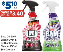 Foodland Easy off bam expert oven & bbq or kitchen cleaner offer