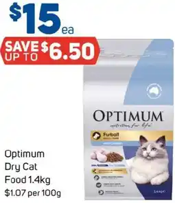 Foodland Optimum dry cat food offer