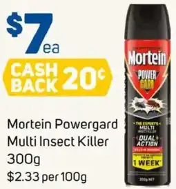 Foodland Mortein powergard multi insect killer offer