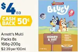 Foodland Arnott's Multi Packs 8s offer