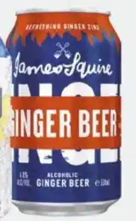 Foodland James squire ginger beer cans offer