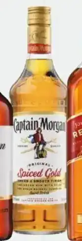 Foodland Captain morgan original spiced gold offer