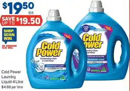 Foodland Cold power laundry liquid offer