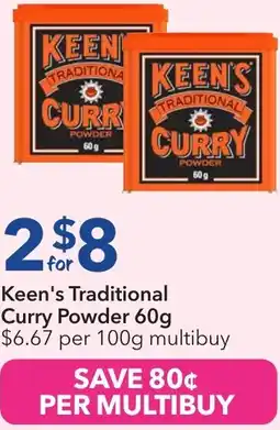 Ritchies Keen's traditional curry powder offer
