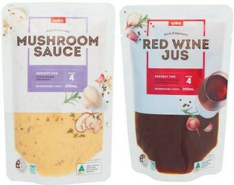 Coles Coles Premium Sauce or Gravy 200mL offer