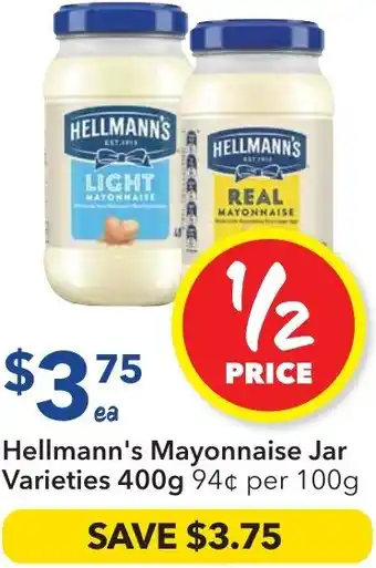 Ritchies Hellmann's mayonnaise jar offer