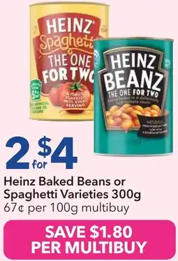 Ritchies Heinz baked beans or spaghetti offer