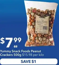 Ritchies Yummy snack foods peanut crackers offer