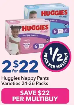 Ritchies Huggies nappy pants offer