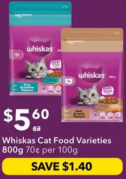 Ritchies Whiskas cat food offer