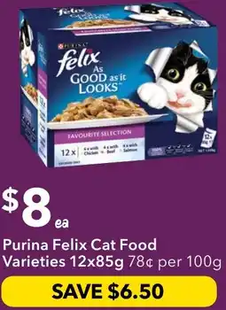 Ritchies Purina felix cat food offer